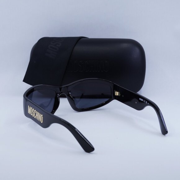 🕶️ New Moschino MOS164/S 0807 IR Sunglasses - Black Frame, Grey Lenses - Picture 10 of 10